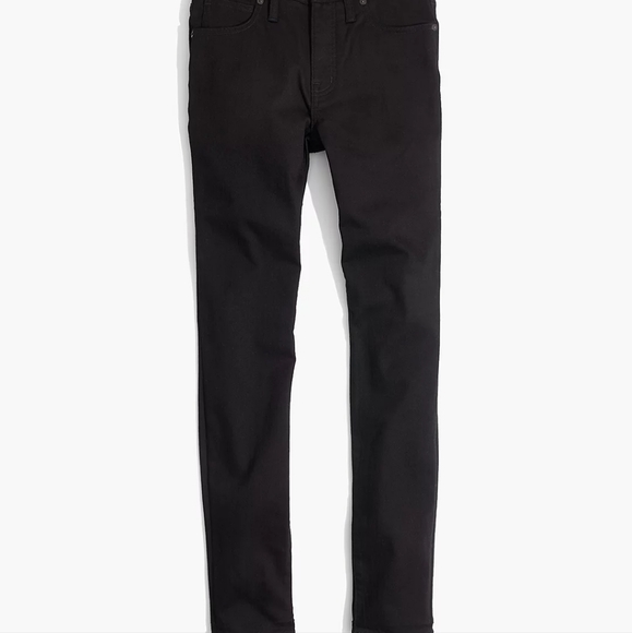 Madewell 9" Mid-Rise Skinny Jeans in ISKO Stay Black™ - Picture 4 of 12